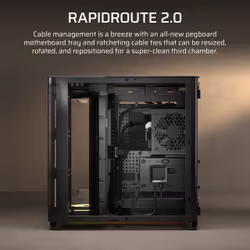 Corsair AIR 5400 LX-R RGB iCUE LINK Midi Tower Black - Additional view 8