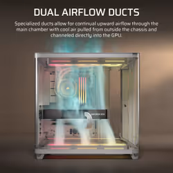 Corsair AIR 5400 LX-R RGB iCUE LINK Midi Tower White - Additional view 4