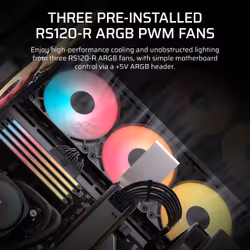 Corsair 3500X RS-R ARGB Midi Tower Black - Additional view 4