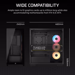 Corsair 3500X RS-R ARGB Midi Tower Black - Additional view 8
