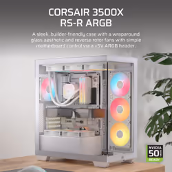 Corsair 3500X RS-R ARGB Midi Tower White - Additional view 3