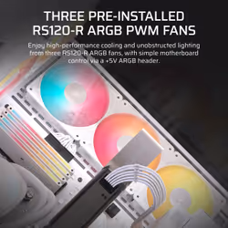 Corsair 3500X RS-R ARGB Midi Tower White - Additional view 4