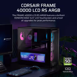 Corsair FRAME 4000D LCD RS ARGB Midi Tower Black - Additional view 3