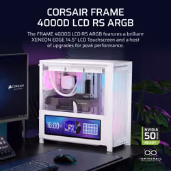 Corsair FRAME 4000D LCD RS ARGB Midi Tower White - Additional view 3