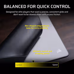 Corsair MM PRO Control Large Esports-Tuned Cloth Mouse Pad - Gray - Additional view 6