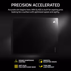 Corsair MM Glass Large Gaming mouse pad Black - Additional view 2