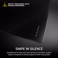 Corsair MM Glass Large Gaming mouse pad Black - Additional view 3