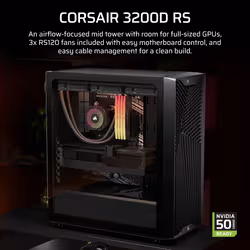 Corsair 3200D RS Midi Tower Grey - Additional view 4
