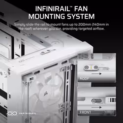 Corsair FRAME 4000D WOOD RS Midi Tower Wood, White - Additional view 7