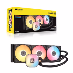 Corsair iCUE LINK TITAN II 360 RX RGB Processor Liquid cooling kit 36 cm Black 1 pc(s) - Additional view 2