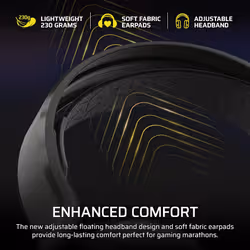 Corsair HS35 v3 Headset over-ear gaming wired Black - Additional view 3