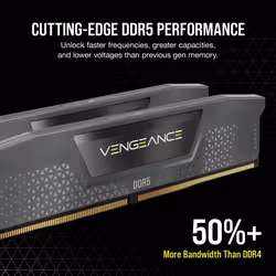 Corsair Vengeance 32GB (2x16GB) DDR5 DRAM 6000MT/S CL38 Memory Kit — GREY - Additional view 6