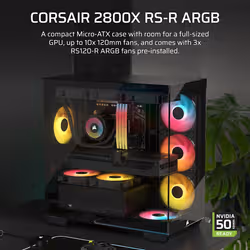 Corsair 2800X RS-R ARGB Midi Tower Black - Additional view 2