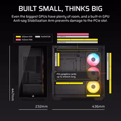 Corsair 2800X RS-R ARGB Midi Tower Black - Additional view 3
