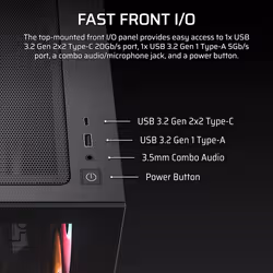 Corsair 2800X RS-R ARGB Midi Tower Black - Additional view 6