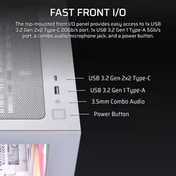 Corsair 2800X RS-R ARGB Midi Tower White - Additional view 3