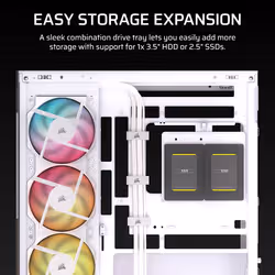 Corsair 2800X RS-R ARGB Midi Tower White - Additional view 4