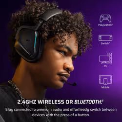 Corsair VOID WIRELESS v2 Headset Wired & Wireless Head-band Gaming USB Type-C Bluetooth Black - Additional view 4