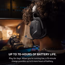 Corsair VOID WIRELESS v2 Headset Wired & Wireless Head-band Gaming USB Type-C Bluetooth Black - Additional view 6