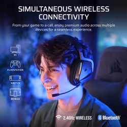 Corsair VOID v2 MAX WIRELESS Headset Head-band Gaming Bluetooth Black - Additional view 6