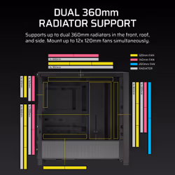 Corsair FRAME 4000D Midi Tower Black - Additional view 7