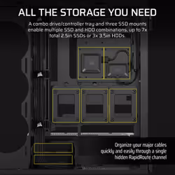 Corsair iCUE LINK 5000T LX RGB Midi Tower Black - Additional view 8