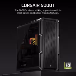 Corsair 5000T Midi Tower Black - Additional view 4