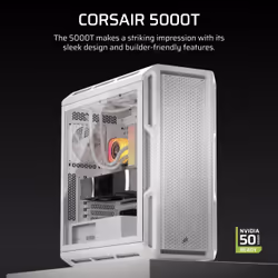 Corsair 5000T Midi Tower White - Additional view 4