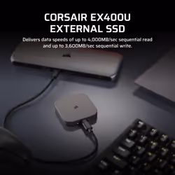 Corsair EX400U Thunderbolt technology 4 TB USB Type-C Black - Additional view 6