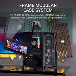 Corsair FRAME 4000X RS Mid-Tower PC Case Midi Tower Black - Additional view 8