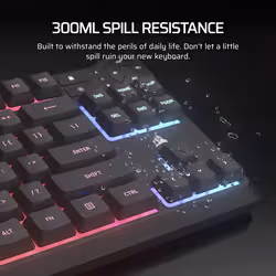 Corsair K55 CORE TKL RGB keyboard Gaming USB QWERTY UK English Black - Additional view 2