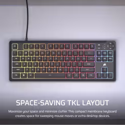 Corsair K55 CORE TKL RGB keyboard Gaming USB QWERTY UK English Black - Additional view 5