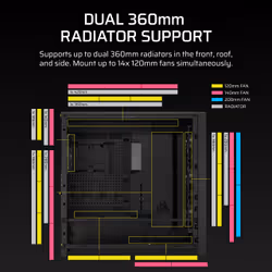 Corsair FRAME 5000D RS Midi Tower Black - Additional view 7