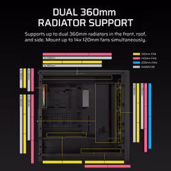 Corsair FRAME 5000D RS ARGB Midi Tower Black - Additional view 7
