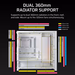 Corsair FRAME 5000D RS ARGB Midi Tower White - Additional view 7