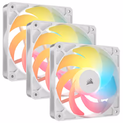 Corsair RS120-R ARGB, Fan, 12 cm, 420 RPM, 2100 RPM, White