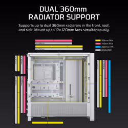 Corsair FRAME 4000D RS Midi Tower White - Additional view 7