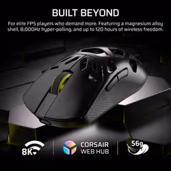 Corsair SABRE v2 PRO mouse Gaming Right-hand Bluetooth + USB Type-C Optical 33000 DPI - Additional view 2