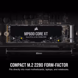 Corsair MP600 CORE XT 2 TB M.2 PCI Express 4.0 NVMe QLC 3D NAND - Additional view 8