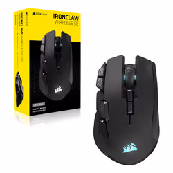 Corsair IRONCLAW WIRELESS SE mouse Gaming Right-hand RF Wireless + Bluetooth + USB Type-C Optical 26000 DPI - Additional view 2