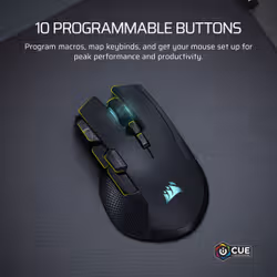 Corsair IRONCLAW WIRELESS SE mouse Gaming Right-hand RF Wireless + Bluetooth + USB Type-C Optical 26000 DPI - Additional view 5