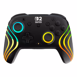 Turtle Beach Afterglow Wave Black Wireless RGB Gaming Controller. Officially Licensed for Nintendo Switch 2 - Additional view 2