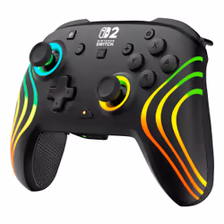 Turtle Beach Afterglow Wave Black Wireless RGB Gaming Controller. Officially Licensed for Nintendo Switch 2 - Additional view 4