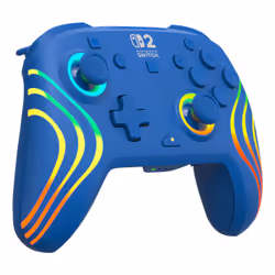 Turtle Beach Afterglow Wave Blue Wireless RGB Gaming Controller. Officially Licensed for Nintendo Switch 2 - Additional view 3