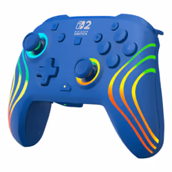Turtle Beach Afterglow Wave Blue Wireless RGB Gaming Controller. Officially Licensed for Nintendo Switch 2 - Additional view 4