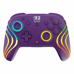 Turtle Beach Afterglow Wave Purple Wireless RGB Gaming Controller. Officially Licensed for Nintendo Switch 2 - Additional view 2