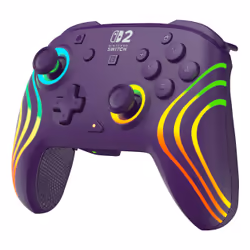 Turtle Beach Afterglow Wave Purple Wireless RGB Gaming Controller. Officially Licensed for Nintendo Switch 2 - Additional view 4