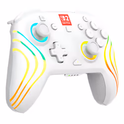 Turtle Beach Afterglow Wave White Wireless RGB Gaming Controller. Officially Licensed for Nintendo Switch 2 - Additional view 3