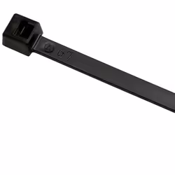 ACT AL-07-50-0-C 7 inch Standard Zip Ties 100 Count Bag Black