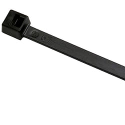 ACT AL-07-50-0-C 7 inch Standard Zip Ties  100 Count Bag  Black